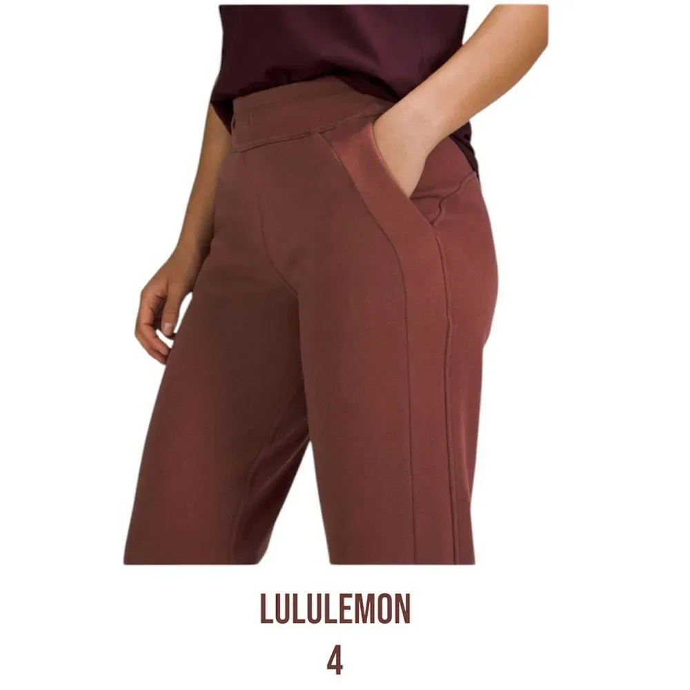 Lululemon Scuba High-Rise Sweats Cotton Blend Activewear Loungewear Women's 4